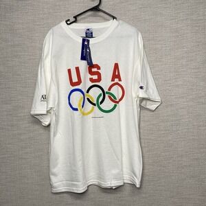 1996 Olympic Committee Tshirt 90s Vintage Graphic NOS USA